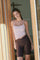 Lea Wrap Shorts | Chocolate Brown | Shorts fra Neo Noir