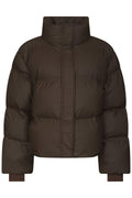 Rhea C Puffer Jacket | Dark Brown | Jakke fra Neo Noir