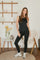 Sabina Wrap Leggings | Black | Bukser fra Neo Noir