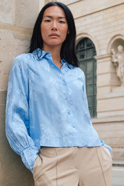 Zabia Flawo Shirt  | Hydrangea | Skjorte fra Mos Mosh