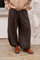 Elyse S Voile Balloon Pants | Dark Brown | Bukser fra Neo Noir