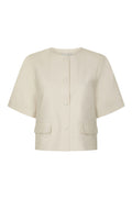 Rory Linen Blouse | Creme | Bluse fra Neo Noir