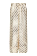 Sora Print Pants | Creme | Bukser fra Neo Noir