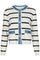 Zelma Stripe Denim Cardigan | Off White | Strik fra Neo Noir
