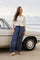 Roxane Balloon Denim Pants | Blue | Bukser fra Neo Noir