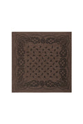 Adelina Paisley Knit Scarf 169506 | Brown Melange | Neo Noir