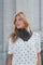 Adelina Paisley Knit Scarf 169506 | Brown Melange | Neo Noir