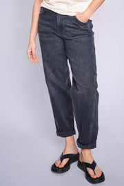 Aymen Kyoto Jeans  Ankle | Dark Grey | Jeans fra Mos Mosh