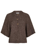 Benuta Fluffy Knit Cardigan | Light Brown | Strik fra Neo Noir