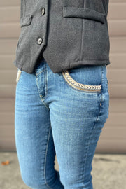 Naomi Diva Jeans | Blue | Jeans fra Mos mosh