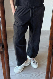 Sonar Linen Pants | Black | Bukser fra Neo Noir