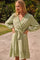 Chic Belted Dress | Green | Kjole fra Avery