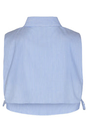 Reese Collar | Chambray Blue/Offwhite | Skjorte krave fra Freequent