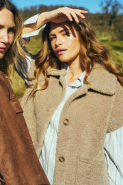 Lamby Waistcoat 206965 | Simply Taupe | Jakke fra Freequent
