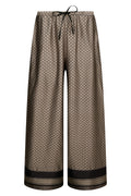 Sora Pattern Pants | Beige | Bukser fra Neo Noir