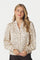 Astrida Flower Jacquard Blouse | Creme