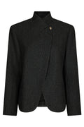 Paria Check Blazer | Dark Grey