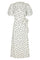 Clarine Linen Dot Dress | White