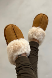 Alice Lee Slippers | Brown | Sutsko fra Avery