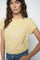 Camp O-SS Stripe Tee  | Rattan | T-Shirt fra Mos Mosh