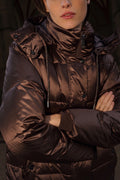 Jilly Metallic Down Jacket | Rain Drum | Jakke fra Mos Mosh
