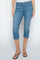 Naomi Bali Jeans Capri | Mid Blue | Jeans fra Mos Mosh