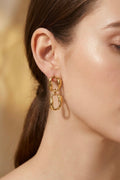Iris Earrings | Gold | Øreringe fra Birdsong