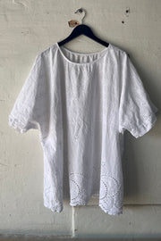 Mary Broderie Anglaise Top | Bluse fra Atelier C