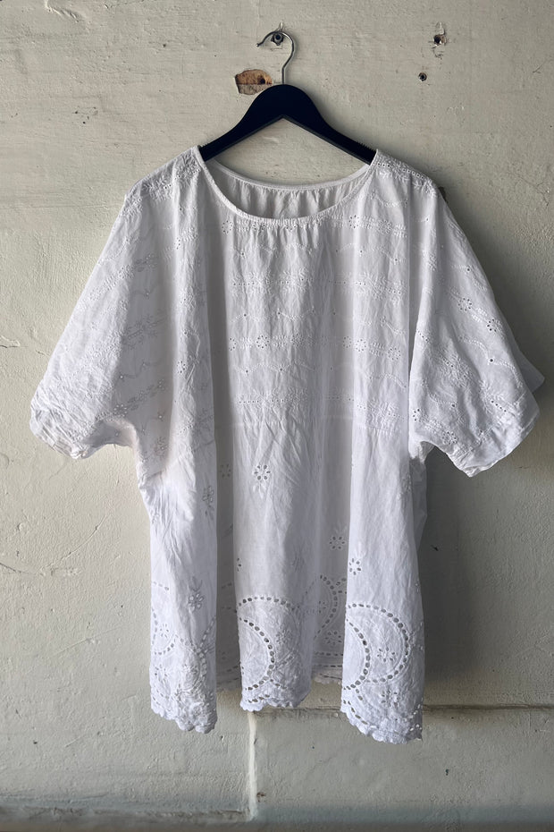 Mary Broderie Anglaise Top | Bluse fra Atelier C