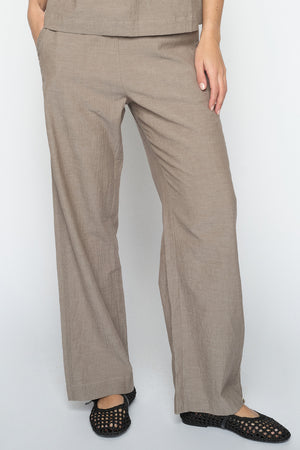 Wellor Izha Pants Regular | Chocolate Chip | Bukser fra Mos Mosh