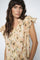 Tea Flower Field Blouse  | Burnt Olive | Bluse fra Mos Mosh