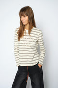 Camp O-LS Stripe Tee | Delicioso | T-Shirt fra Mos Mosh
