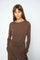 Ami O-LS Draped Tee | Delicioso | T-Shirt fra Mos Mosh