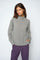 Aima Cashmere Highneck Knit | Grey Melange | Strik fra Mos Mosh