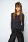 Aliz Caliz Plain LS Knit | Salute Navy | Strik fra Mos Mosh