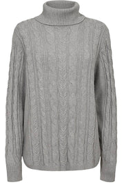 Claura Pullover 202661 | Light Grey Melange | Strik fra Freequent