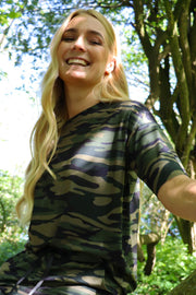 Alma Tshirt | Dusty Camo | T-Shirt fra Liberté