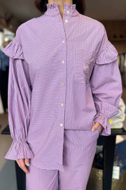 Ocean Vibes Shirt |  Purple | Skjorte fra Stories from the atelier