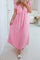 Sun Leo Ruffle Dress | Light Pink | Kjole fra Avery