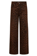 Leo New Wide Pant 31628 | Dark Brown | Bukser fra Co'couture