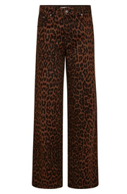 Leo New Wide Pant 31628 | Dark Brown | Bukser fra Co'couture
