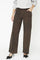 Leo New Wide Pant 31628 | Dunkelbraun | Hose von Co'couture