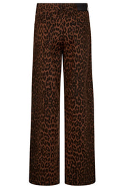 Leo New Wide Pant 31628 | Dark Brown | Bukser fra Co'couture