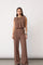 Falcon Pleat Suit 31655 | Walnut | Bukser fra Co'couture