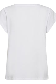 Leo Coco Tee 33119 | White | T-Shirt fra Co'couture