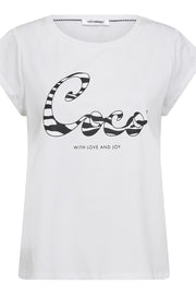 Zebra Coco Tee 33120 | White | T-Shirt fra Co'couture