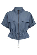 Elly Vest 40061 | Dusty Blue | Blazer fra Co'couture – nedsat