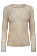 Marcy Mesh O-blouse 43043 | Bone | T-Shirt fra Co'couture – nedsat