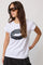 The Kiss Tee | White Black | T-Shirt fra Co'couture