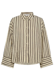 Oxana Shirt 45041 | Dark Brown | Bluse fra Co'couture